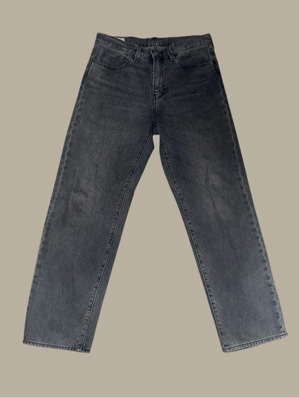 Levi's Men's Grey Baggy Jeans
